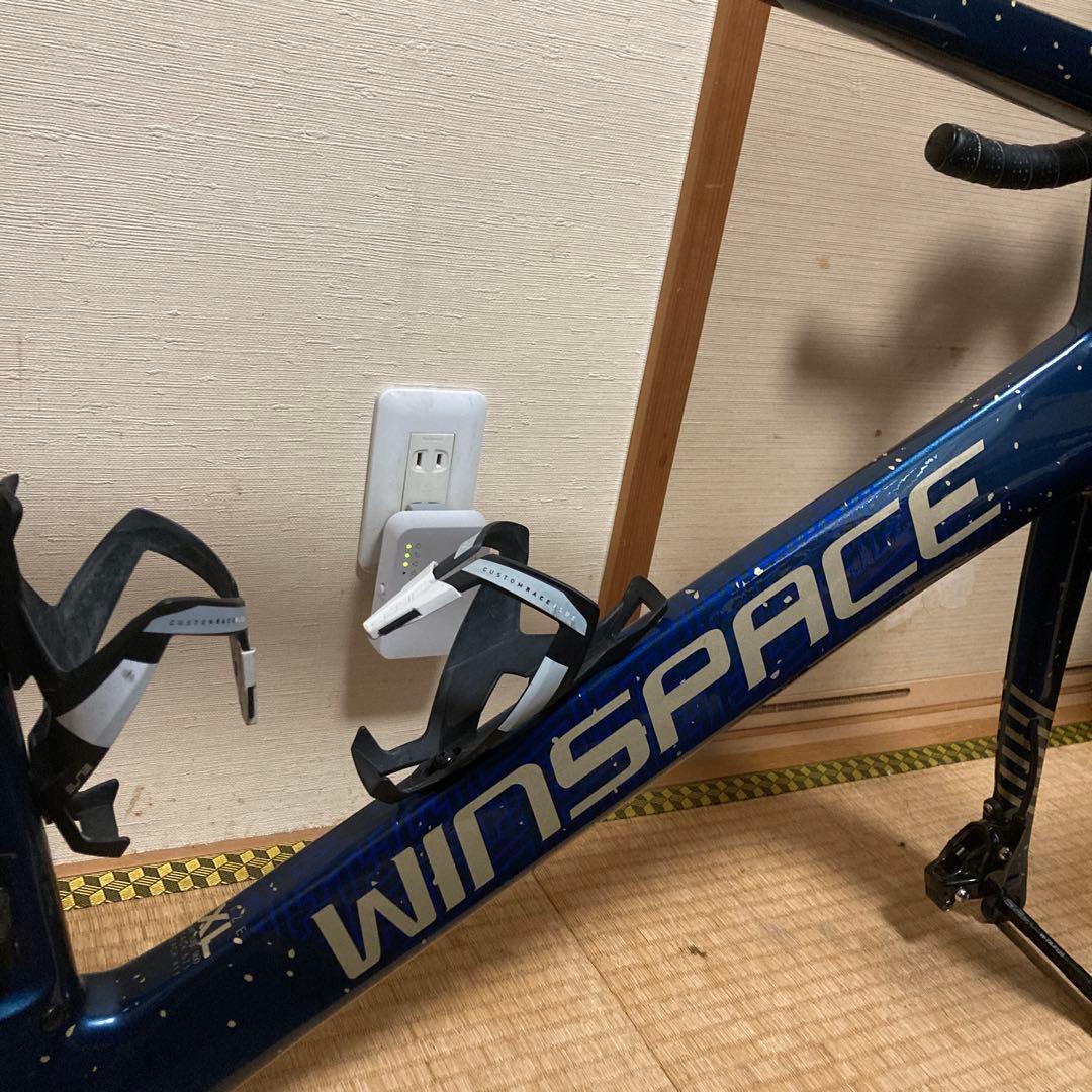 最終値下げWINSPACE ロードバイクフレーム XL スパークル大分カラー