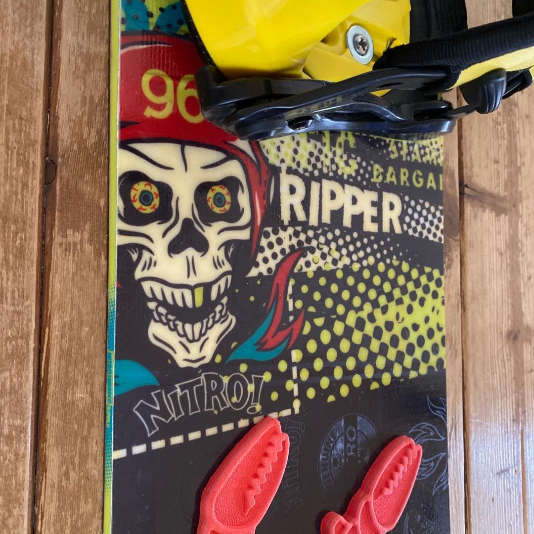 NITRO RIPPER スノーボード 96cm ビンディング セット キッズ