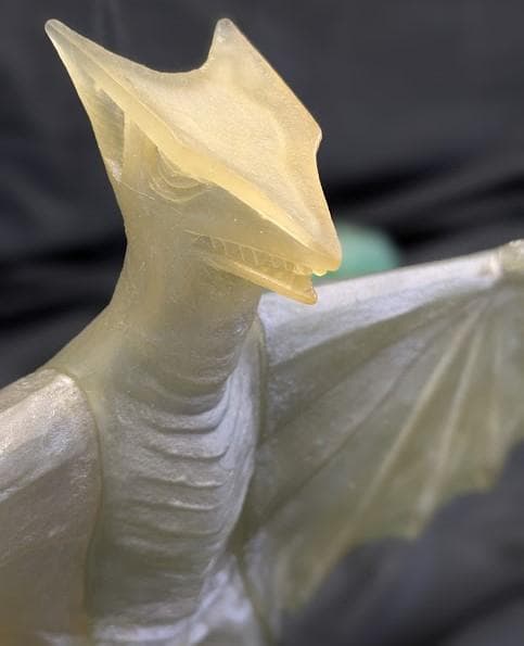 昭和ガメラ＆ギャオス（エクスプラス）クリア成型ソフビ２体セット