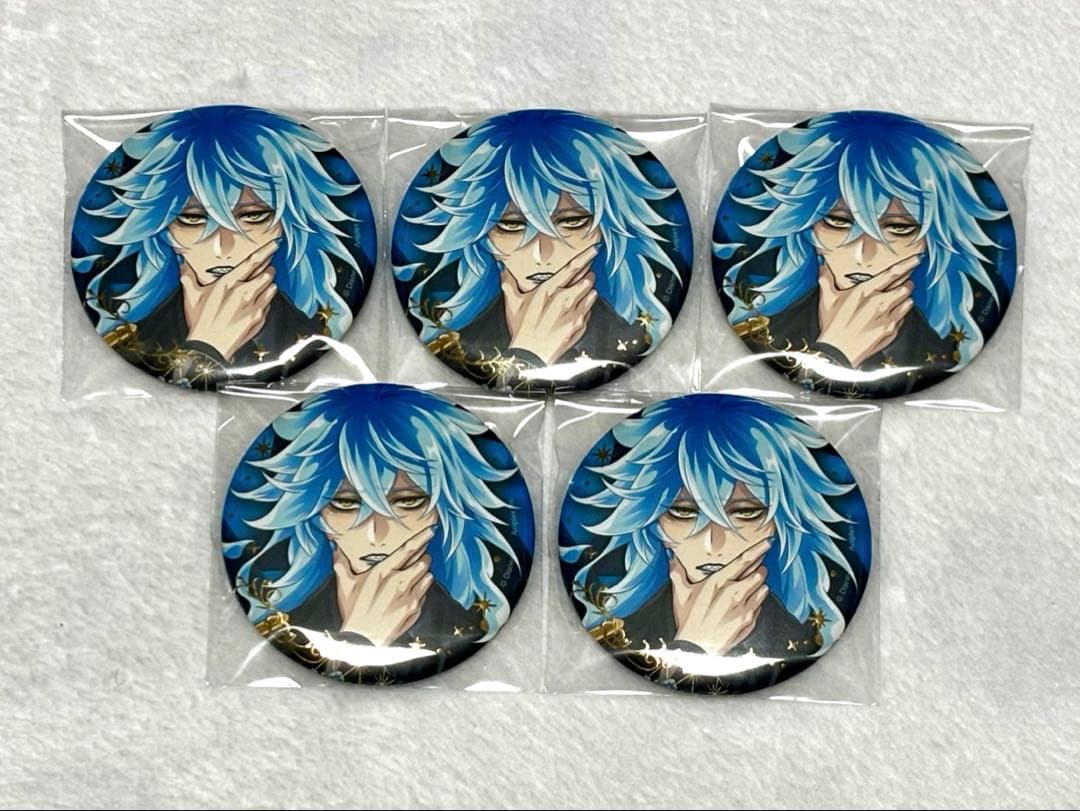 ホ*ト様 ツイステ ツイステ展 5周年 ブレイジングジュエル 缶バッジ イデア