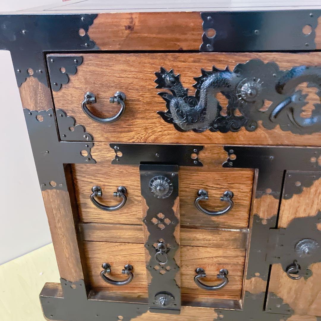 民芸家具　車箪笥民　和箪笥 からくり箪笥 昭和レトロ 和 アンティーク