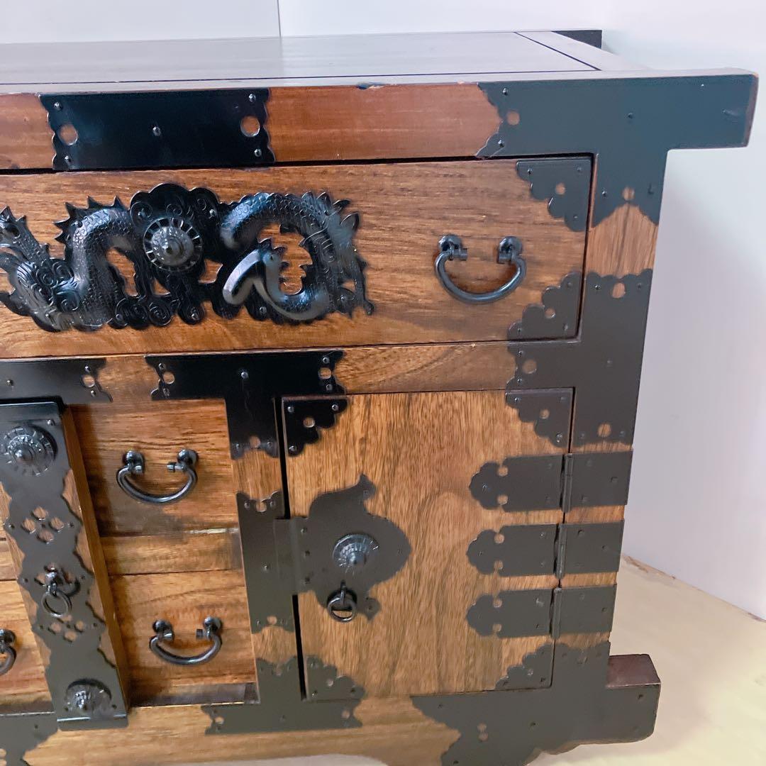 民芸家具　車箪笥民　和箪笥 からくり箪笥 昭和レトロ 和 アンティーク