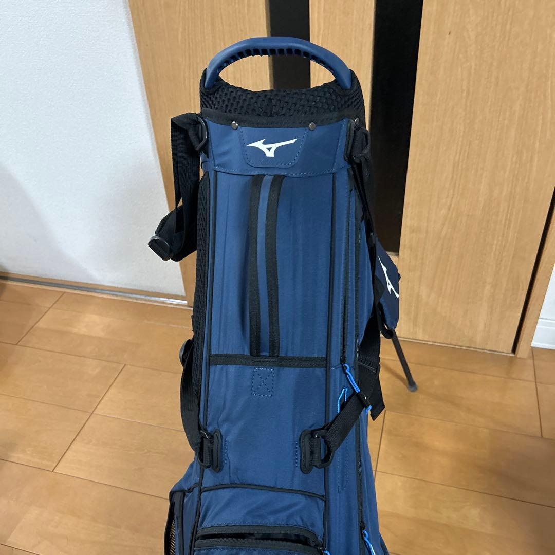 Mizuno ネイビー キャディバッグ スタンド　担ぎ