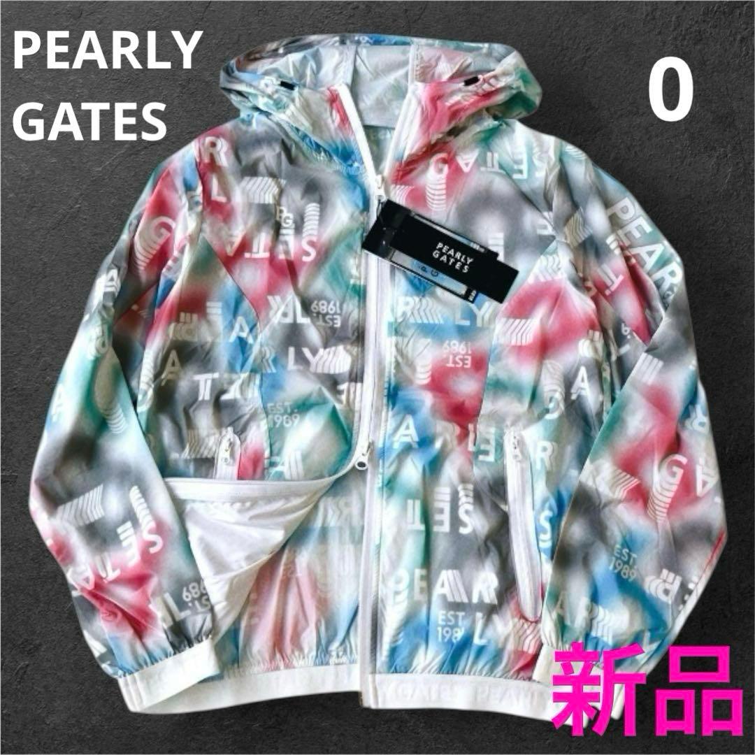 【40,700円 新品】パーリーゲイツ グラデーション柄 撥水 ジップブルゾン