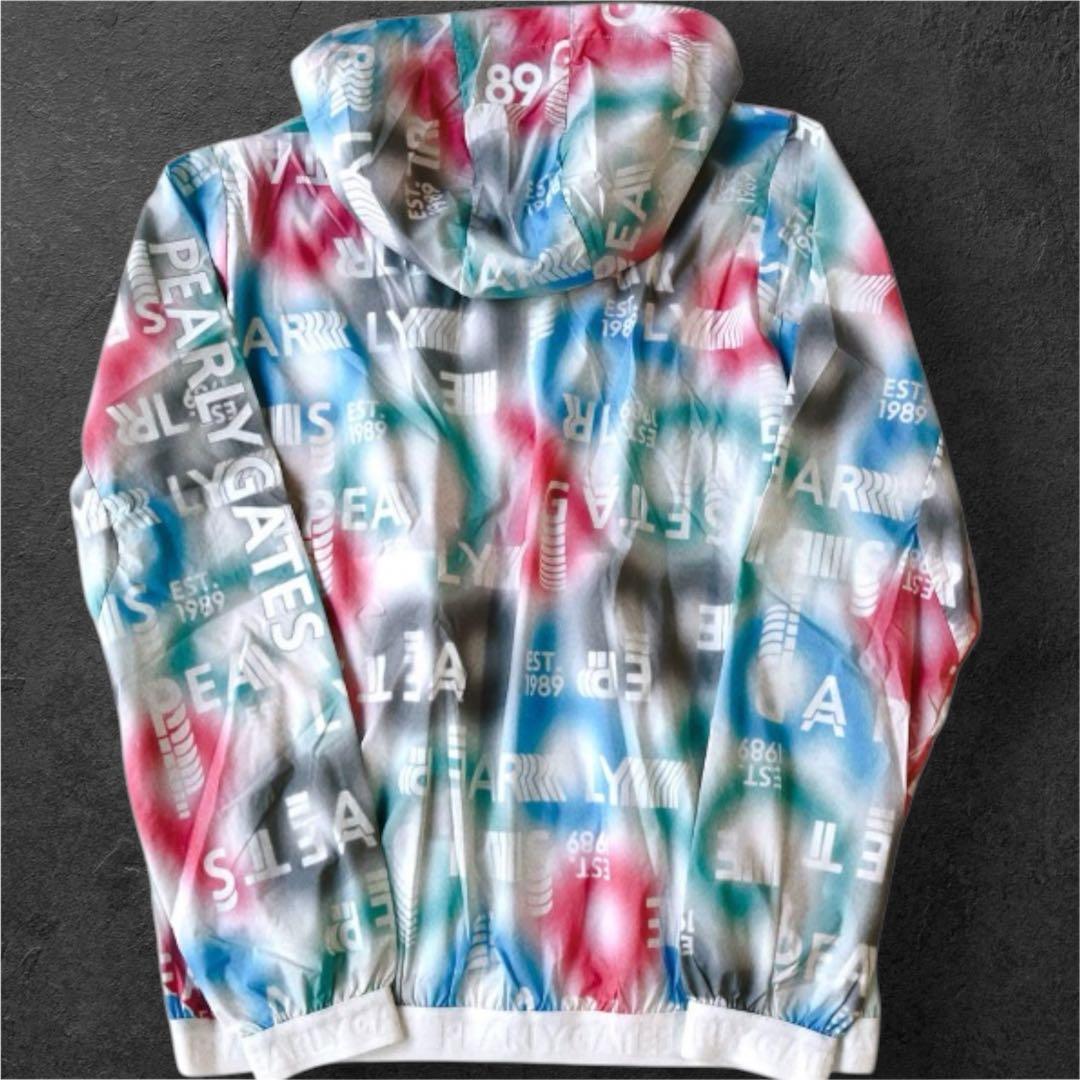 【40,700円 新品】パーリーゲイツ グラデーション柄 撥水 ジップブルゾン