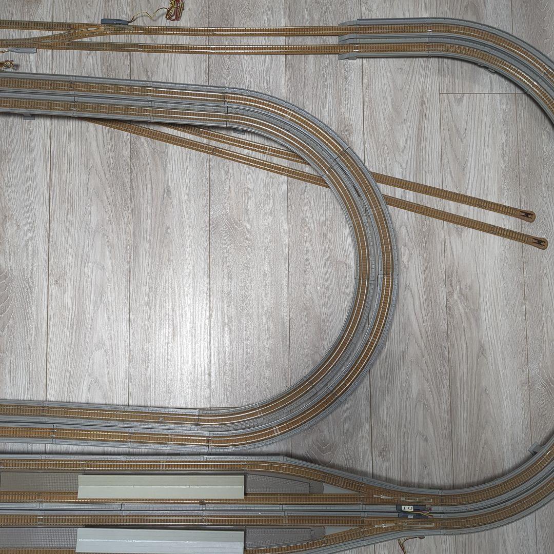 複線立体交差、高架駅レールセット