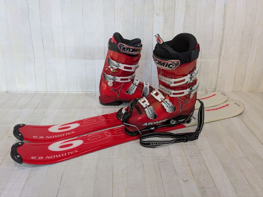 ホッコウ太 BLADE999 ショートスキー ATOMICブーツ