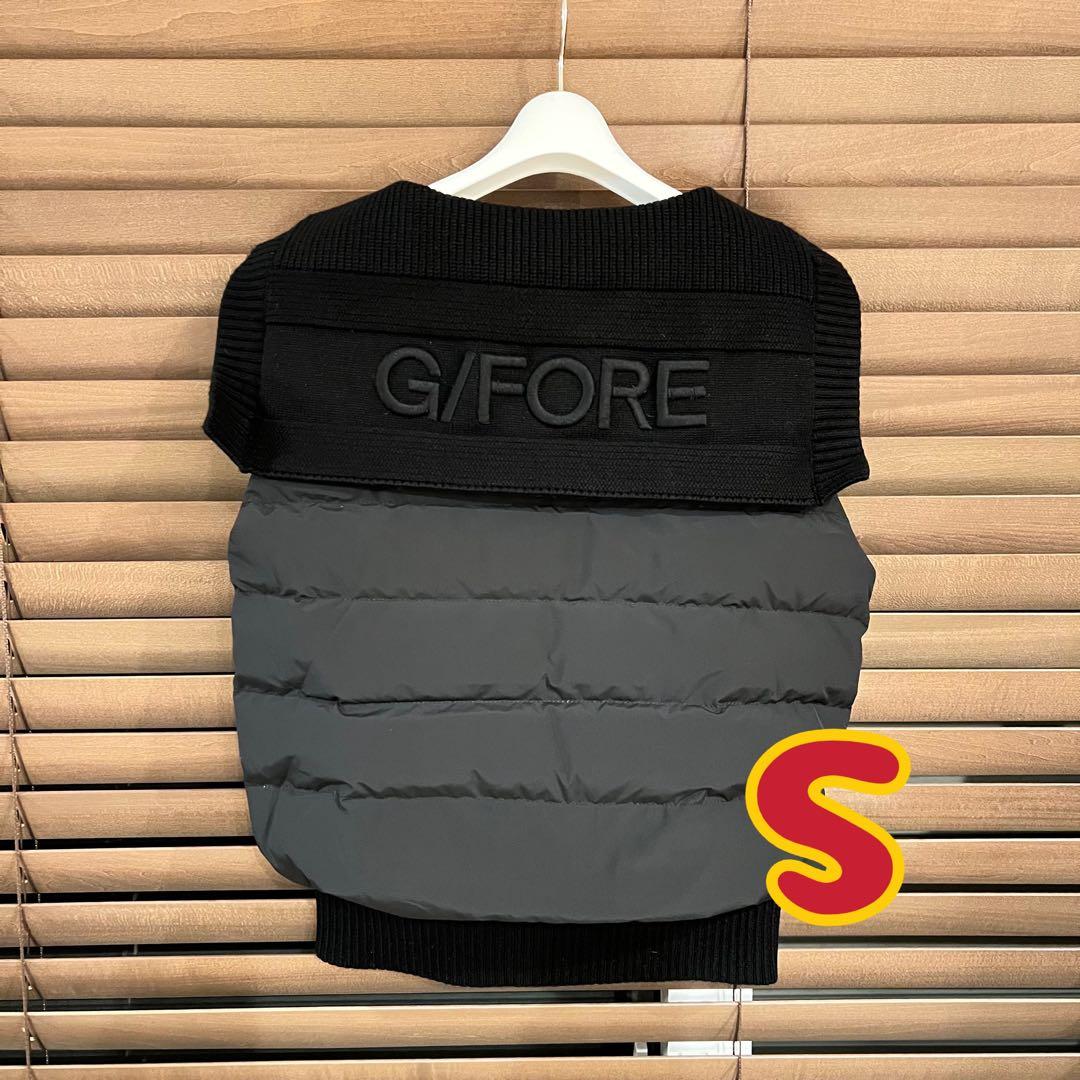 【黒S】G/FORE ジーフォア ゴルフ レディース ダウンベスト