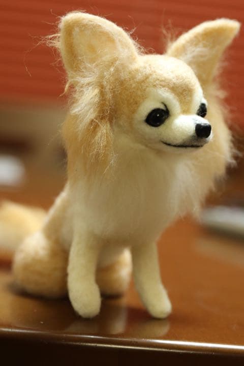 羊毛フェルト　チワワ