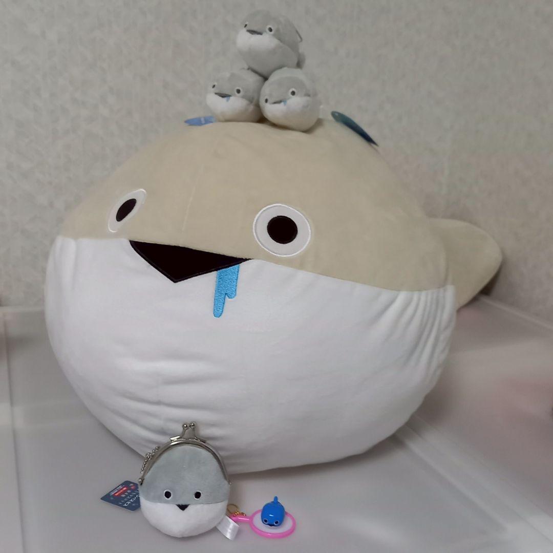 サカバンバスピス 超 big ぬいぐるみ よだれ マスコット がま口 金魚すくい