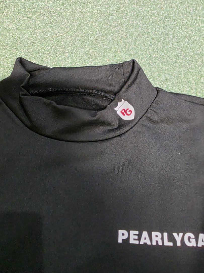 初売値下❤　PEARLY GATES ブラック長袖シャツ　裏起毛冬用　6号XL