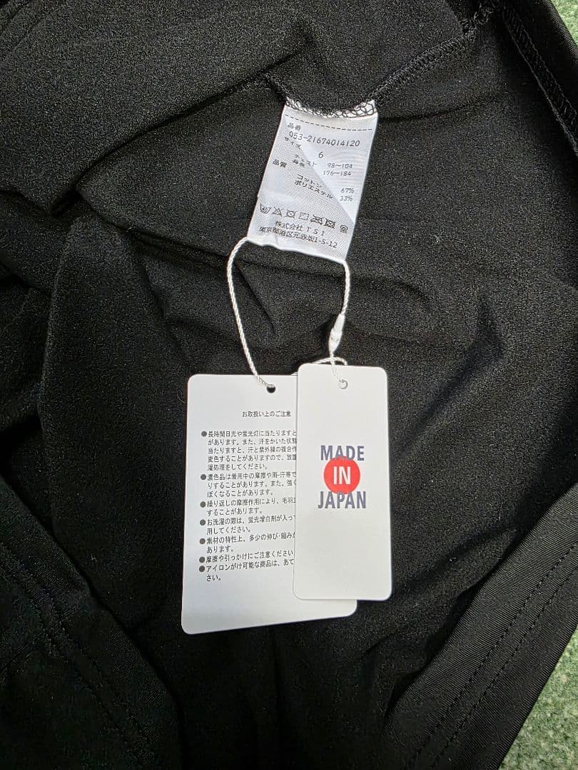 初売値下❤　PEARLY GATES ブラック長袖シャツ　裏起毛冬用　6号XL