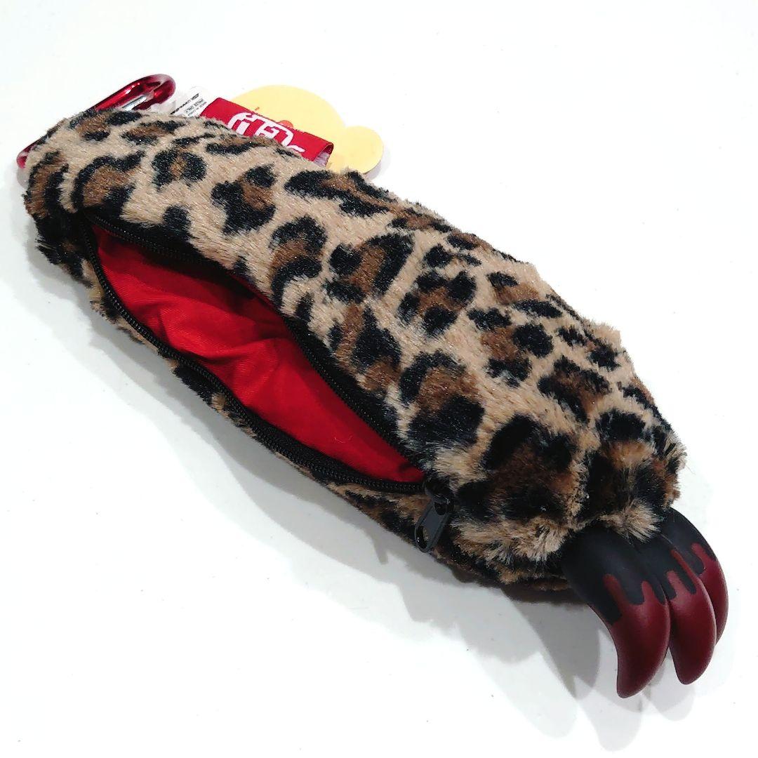 こ*様 【腕グルーミー】チャックスGP ペンケース ヒョウ柄 ペンポーチ 筆箱