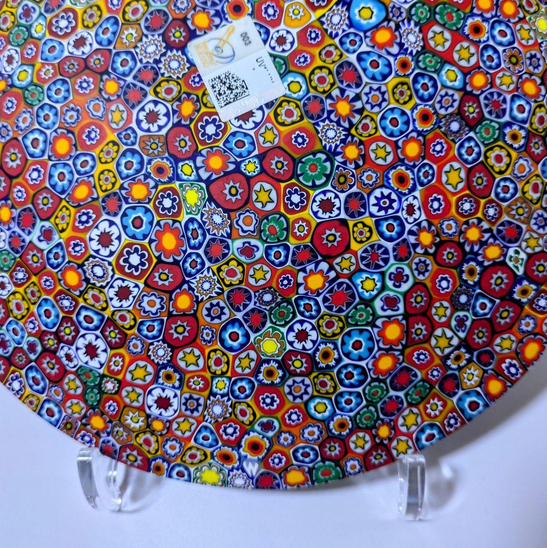 ベネチアングラス　ミルフィオリ　ムラーノ エルコーレモレッティ　ベネチアンガラス