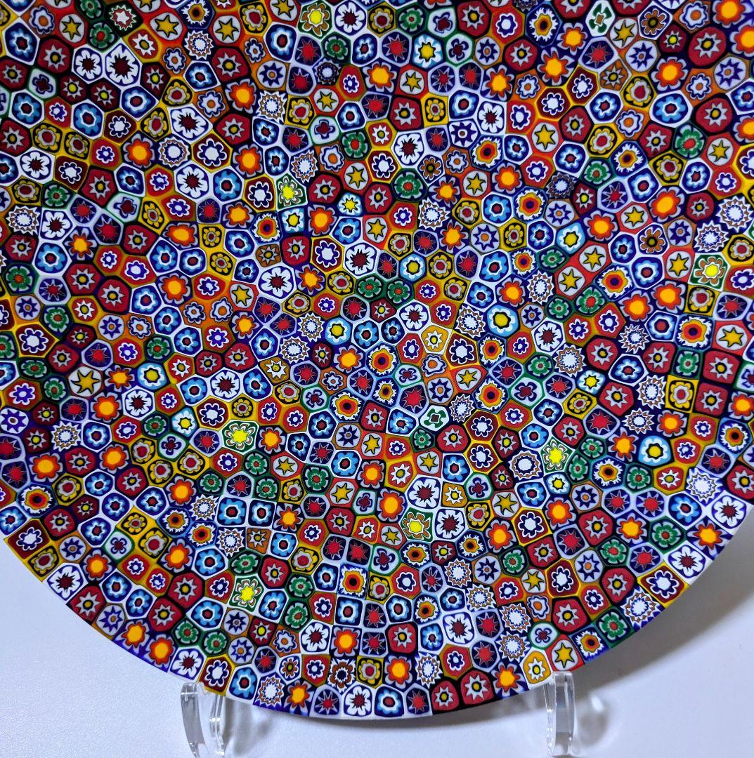 ベネチアングラス　ミルフィオリ　ムラーノ エルコーレモレッティ　ベネチアンガラス