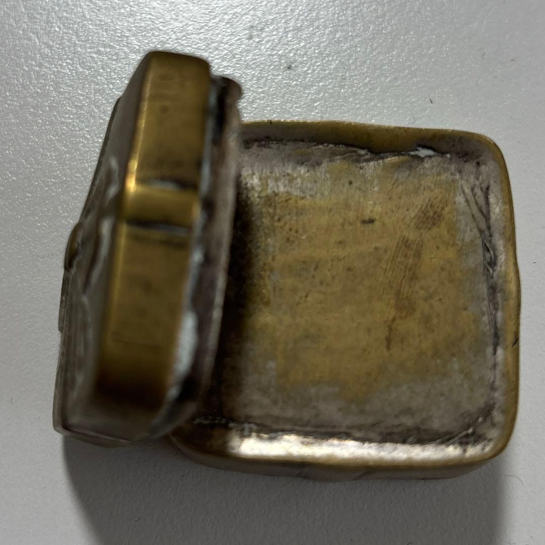 ヴィンテージ　アンティーク　フランス　ジュエリーボックス　ボックス　真鍮