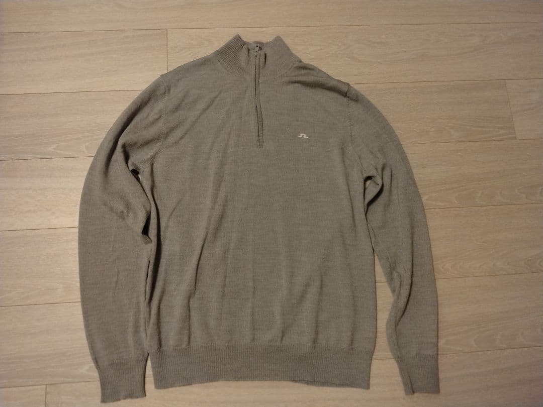 【新品】J.LINDEBERG　メンズゴルフウェア　48サイズ　Lサイズ　グレー