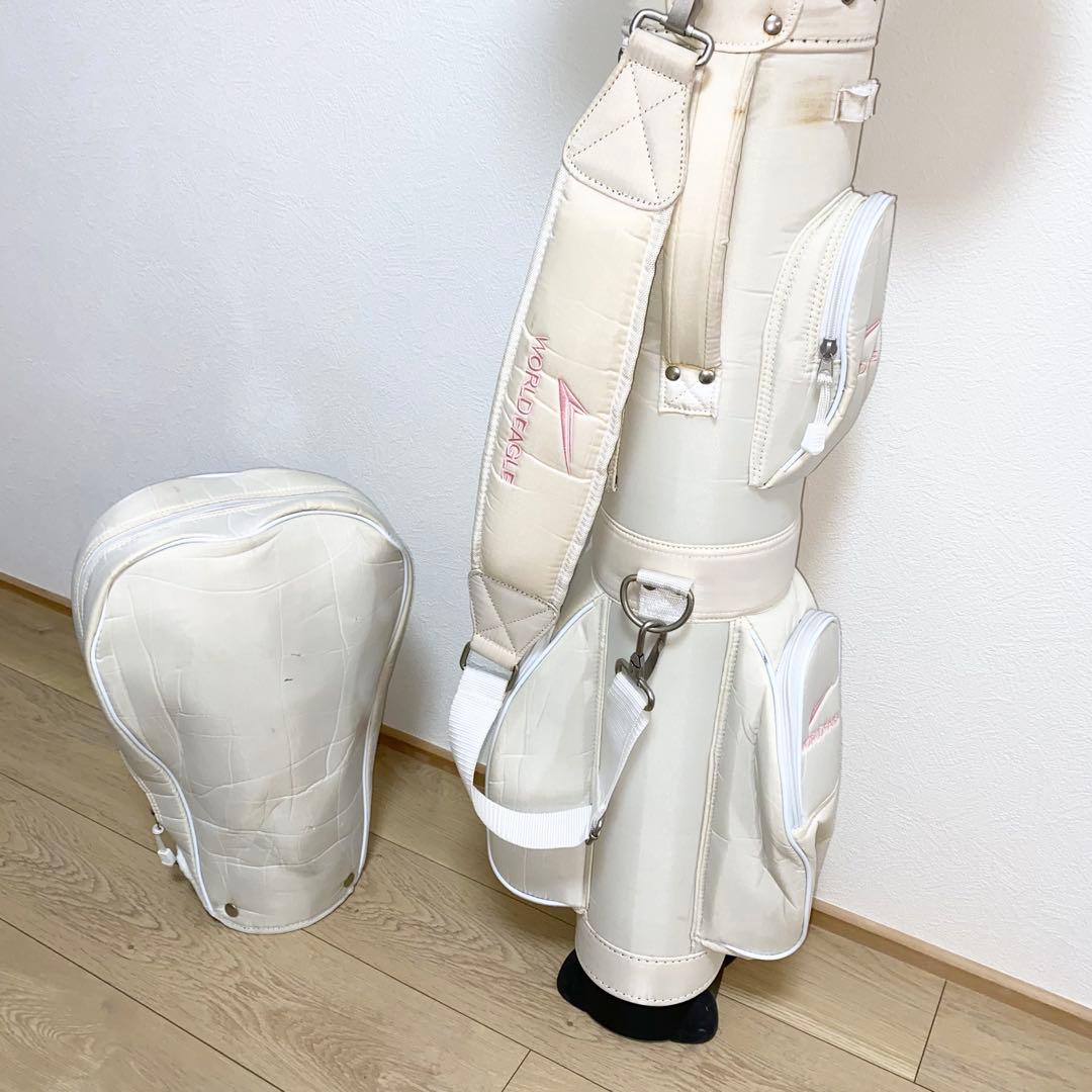 格安☆レディース用ゴルフクラブセット ワールドイーグル☆キャディバッグ付☆初心者