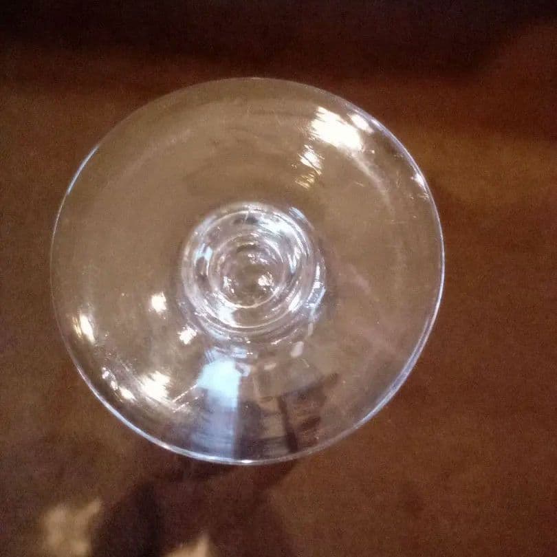 フランス ワイングラス 「ロカイユ模様」アンティーク