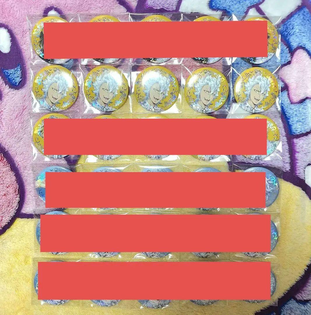 ツイステ オーロラ缶バッジ 箔押し