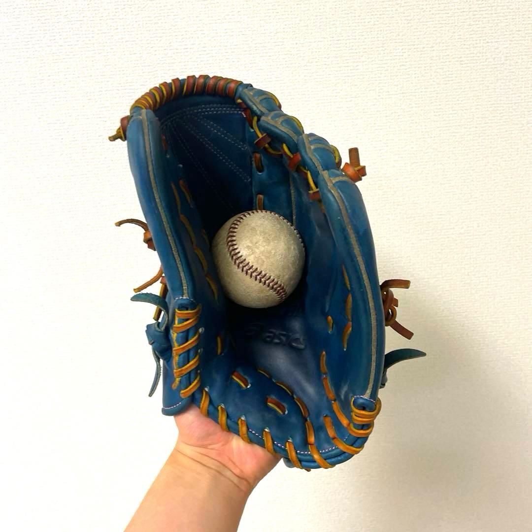 036 アシックス ゴールドステージ 型抜群 即戦力 ソフトボール 投手グローブ