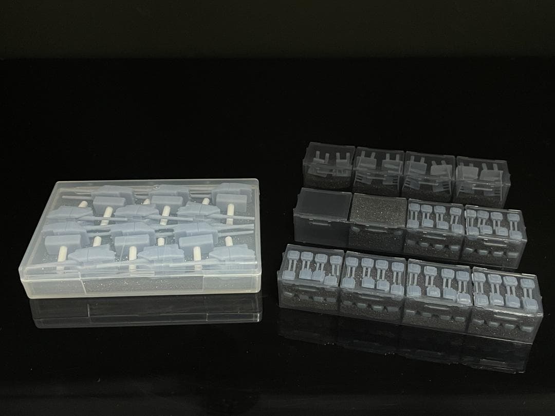 1/1200 艦船用、主砲、対空機銃セット