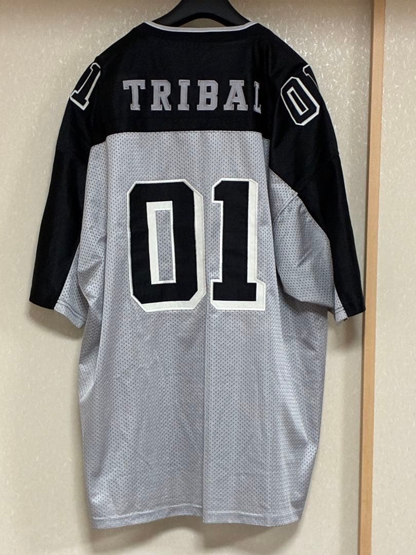 XXL！トライバルギアTRIBAL GEARアメフト メッシュシャツナンバリング