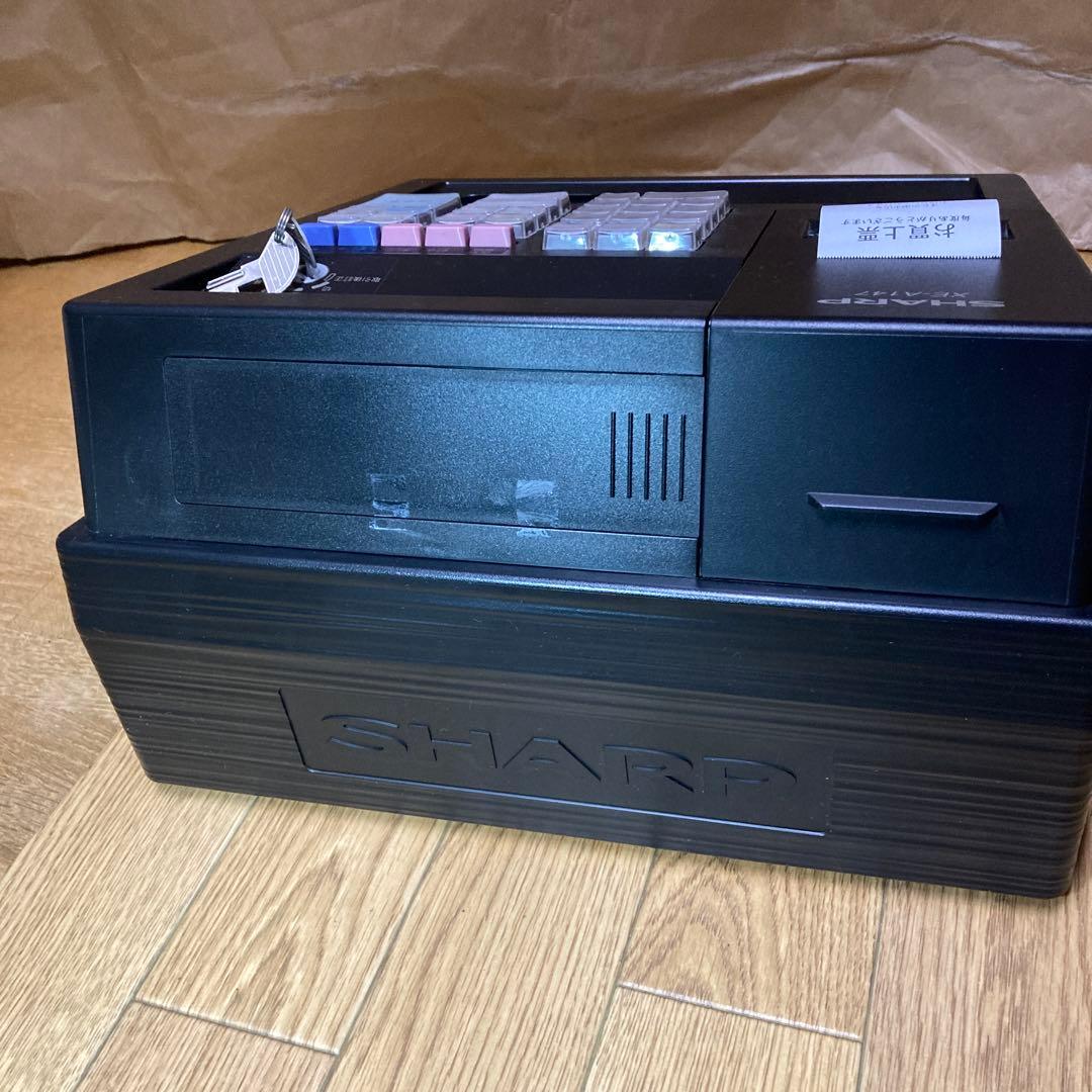 SHARP 電子レジスタ XE-A147 黒 シャープ 中古良品