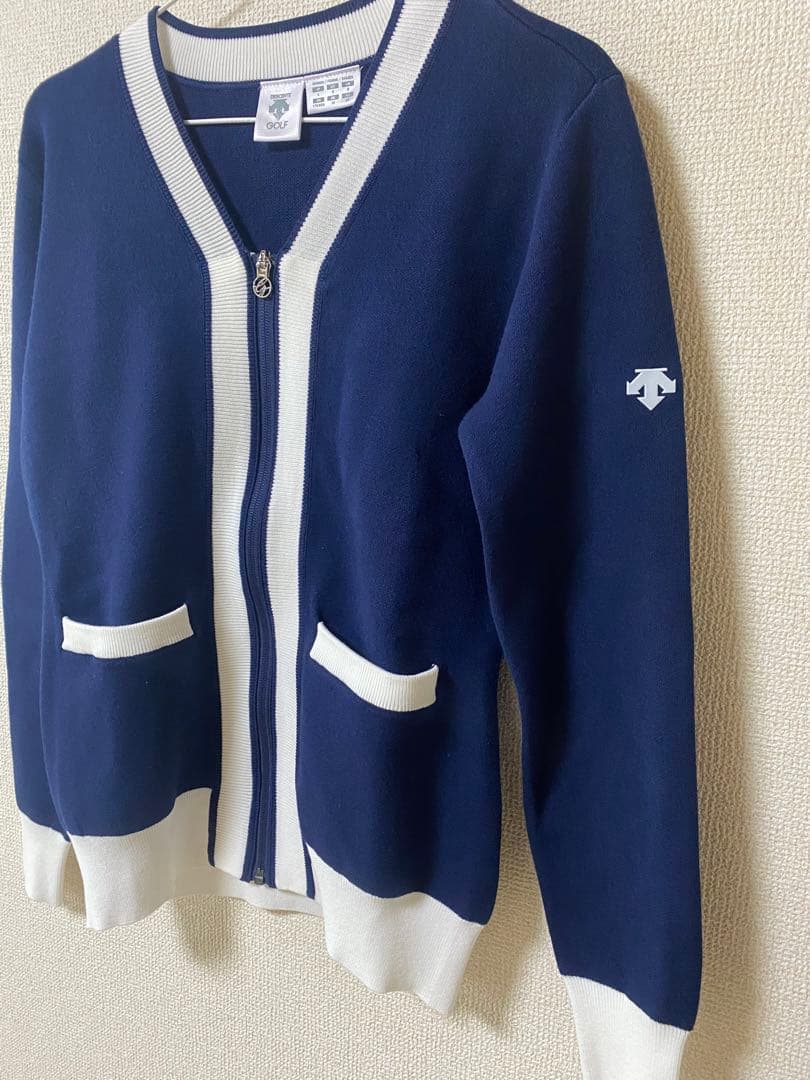DESCENTE ニットカーデガン