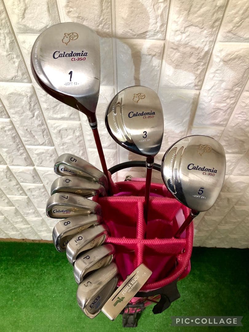 初心者おすすめ☆レディース ゴルフクラブセット☆カレドニア☆スタンドバッグ付