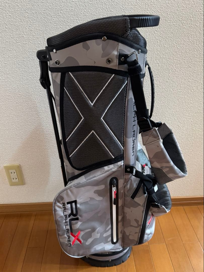 【美品】POLO GOLF RLX CAMO2.0 スタンドキャディバッグ