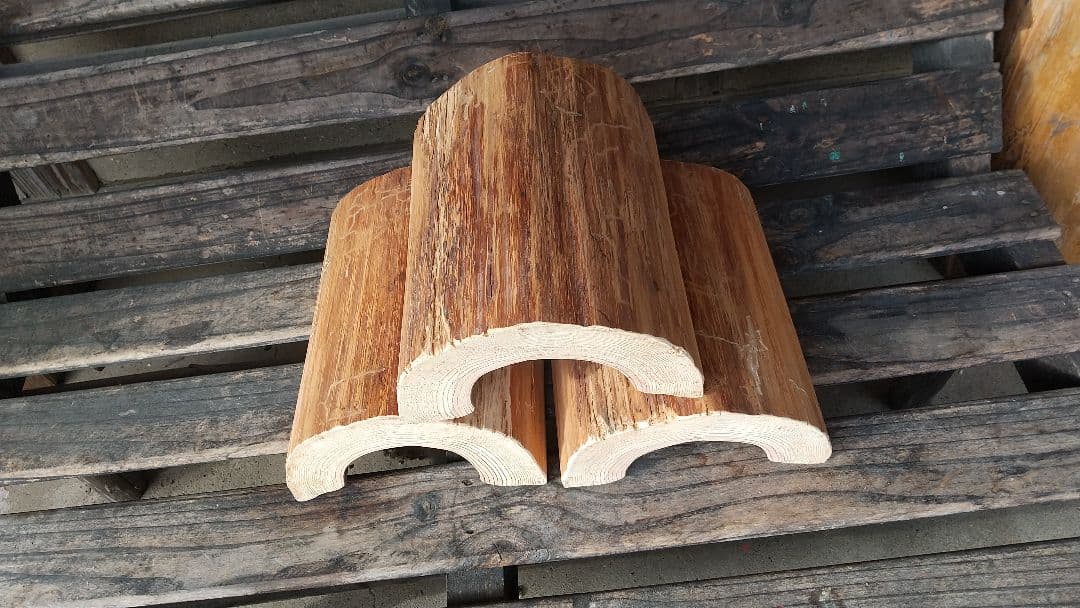 YUME 天然杉 トンネル 丸太 ロング