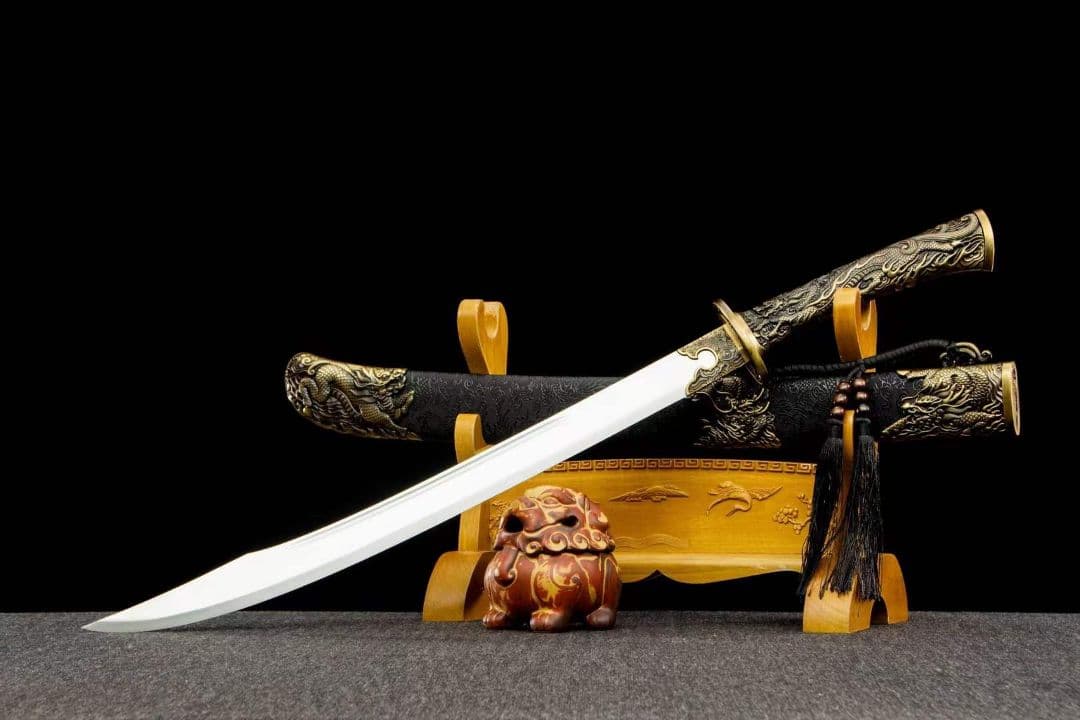 狂龍戦刀-高性能マンガン鋼 古兵器 武具　刀装具　日本刀　模造刀 居合刀