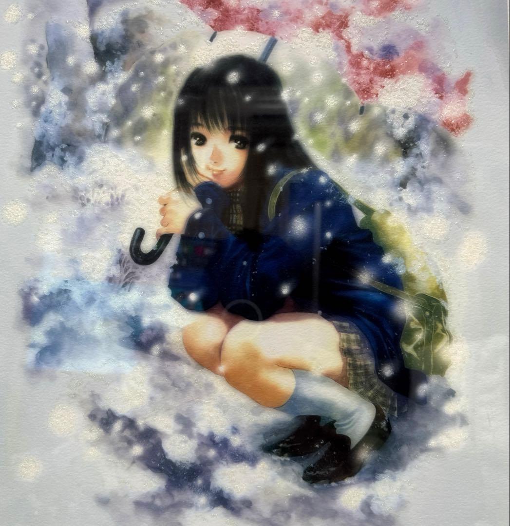 美樹本晴彦 FLAKE アールビバン 版画　直筆サイン