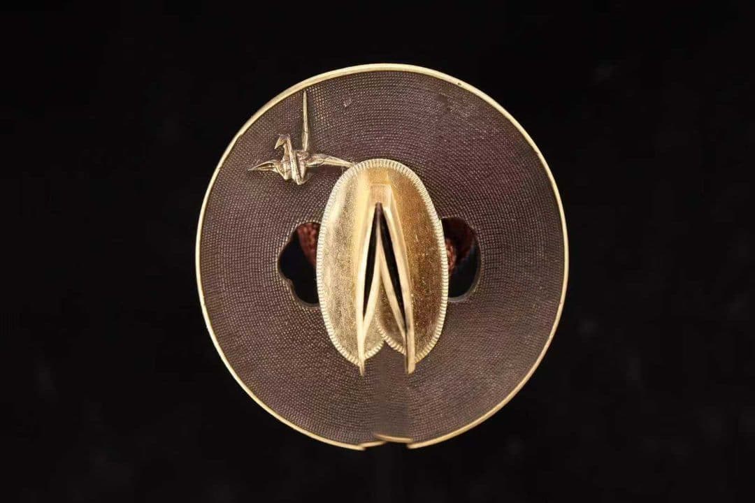 【千鶴】古兵器 刀装具 日本刀　模造刀 居合刀 武士道 鑑賞用 美術刀 贈り物