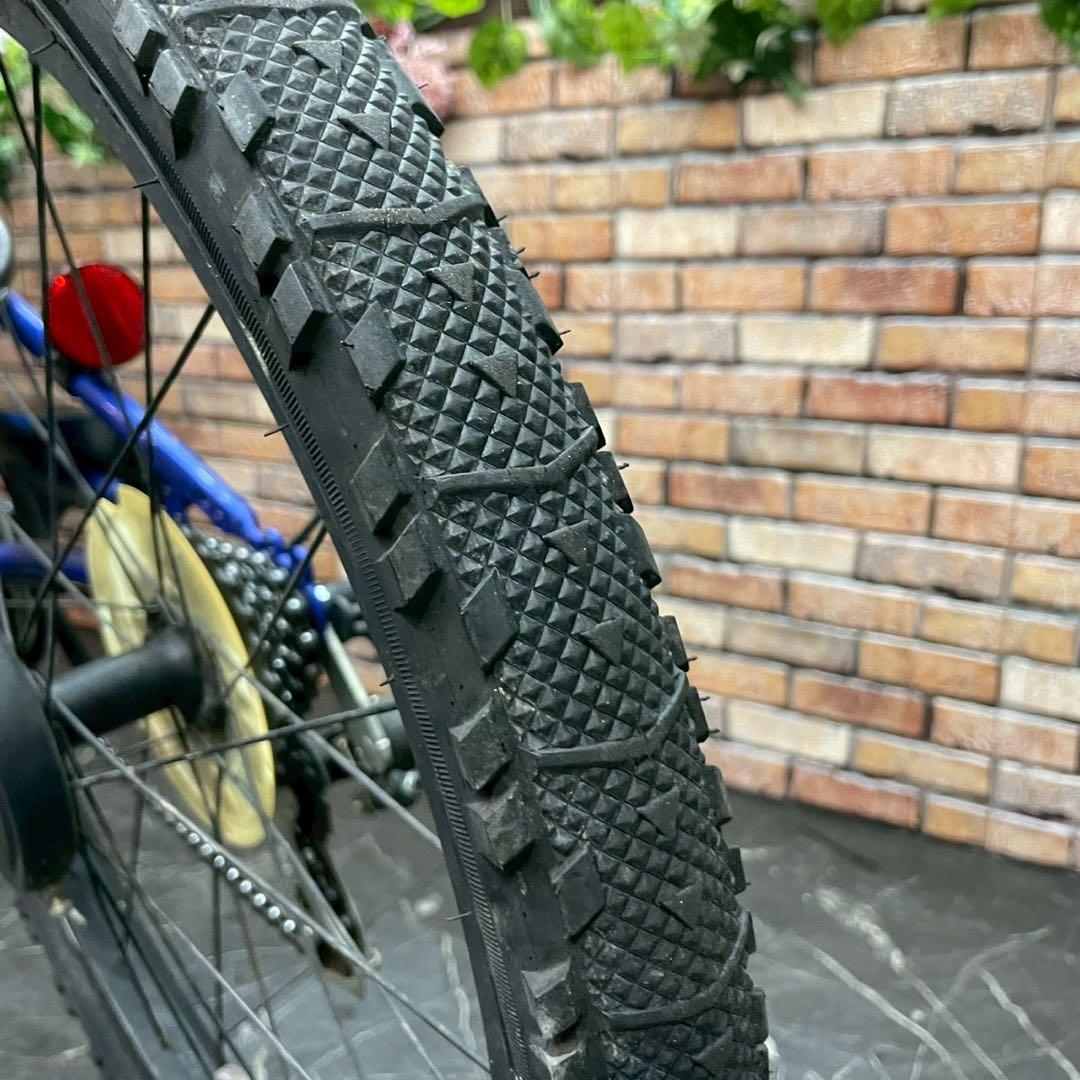 【99】子供用自転車 子供車 DRIDE ブルー 22インチ 変速付き