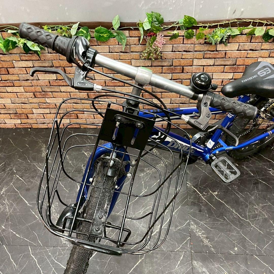 【99】子供用自転車 子供車 DRIDE ブルー 22インチ 変速付き
