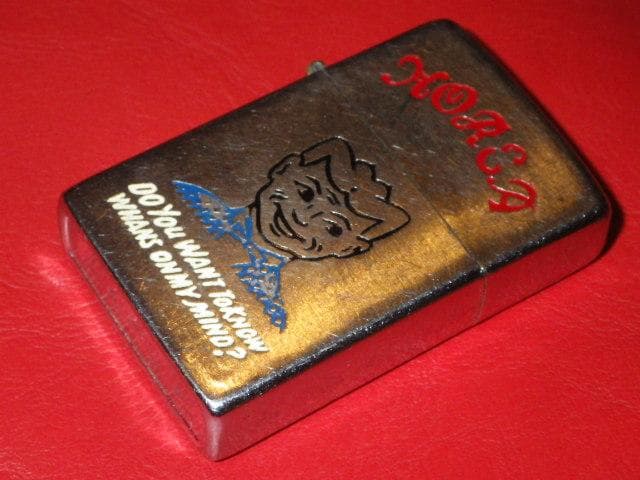 60’S★騙し絵★オイルライター★ビンテージ★フロイト★セクシー★軍★ミリタリー