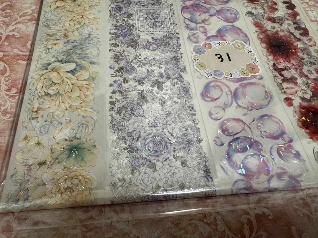 海外 PETテープ マスキングテープ 切り売りセット31