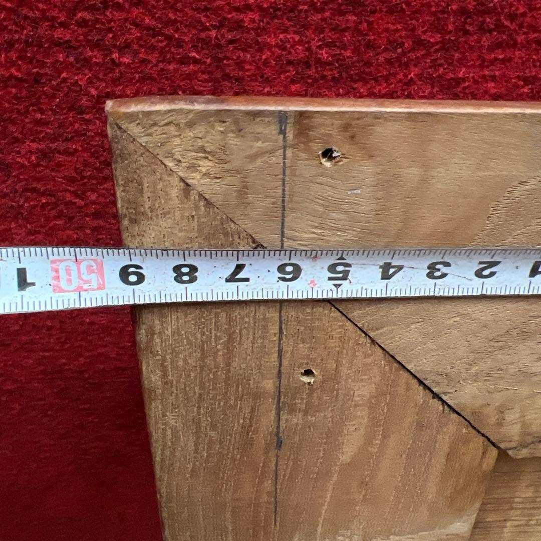 時代　木彫　浮き彫りの額A 約95×49.5㎝　東さ8-0131①