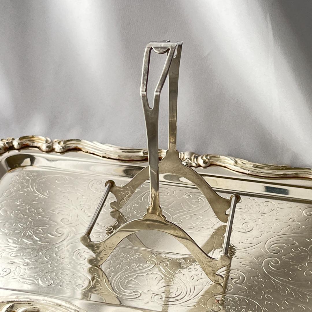 【Webster】ワイングラスコースター 8枚【純銀/ガラス】 ホルダー