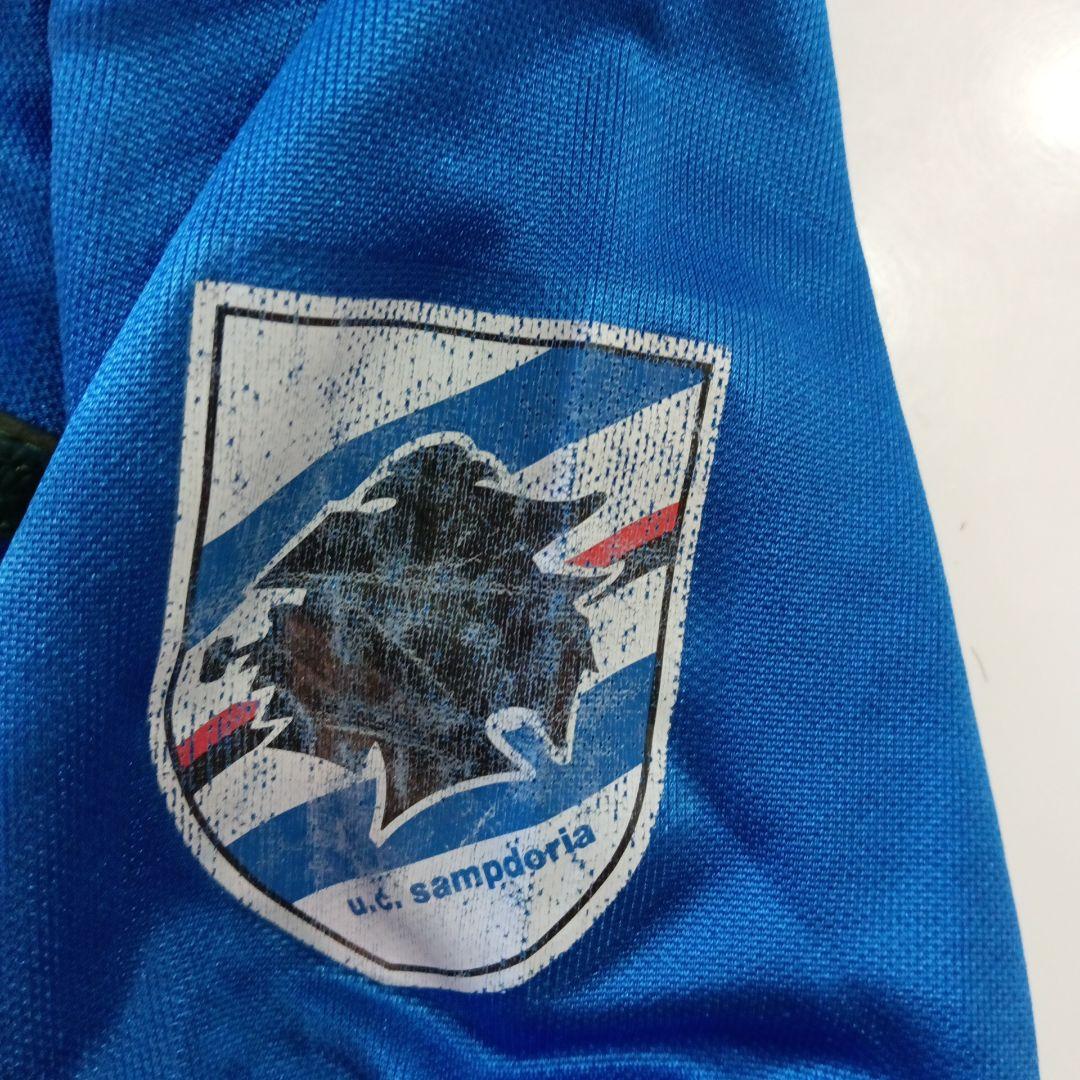 アシックスセリエAサンプドリアホームシャツＬサイズ