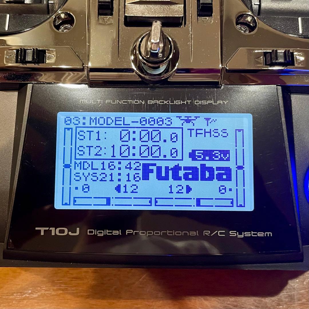 【外使用無/美品】 Futaba T10J 10チャンネル R/C送信機