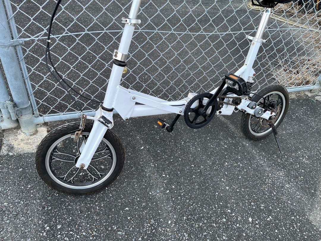 未整備　cycle NINJA 折り畳み自転車　14インチ