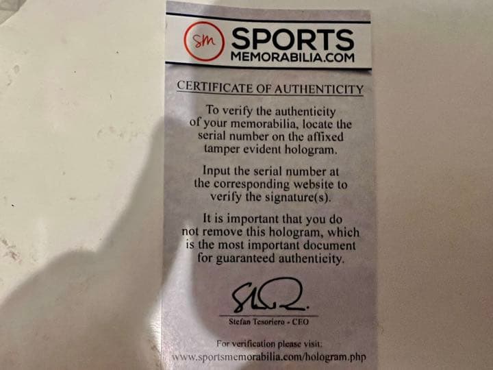 [MLB]イチロー選手3000本安打記念サインボール(証明書付き)