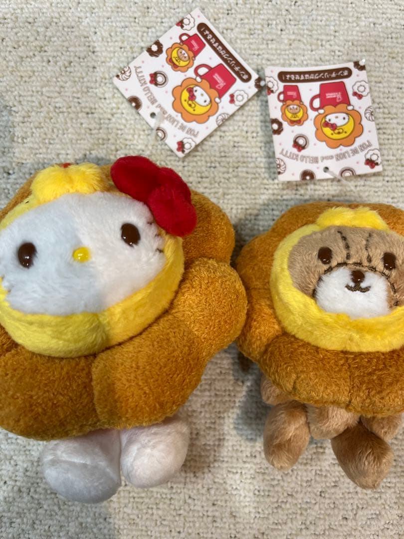 ハローキティポンデライオンコラボマスコット　キティ　チャム　サンリオ