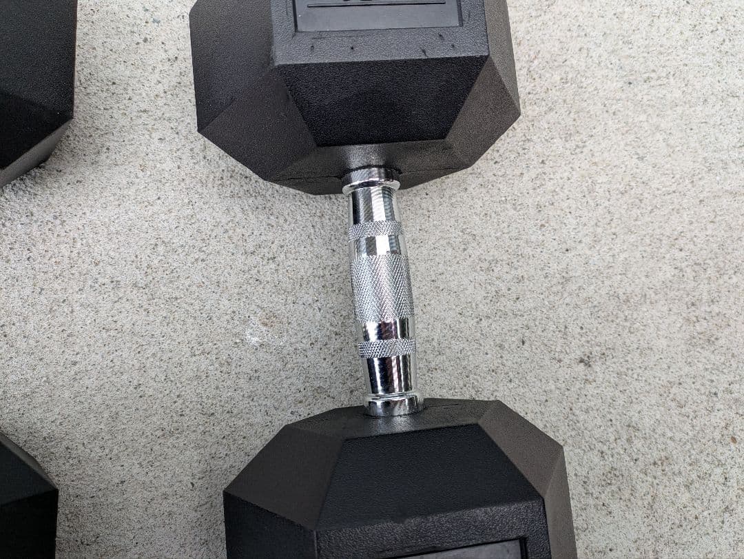 25KG ヘックスダンベル 2個セット 発送不可。引き取り限定。