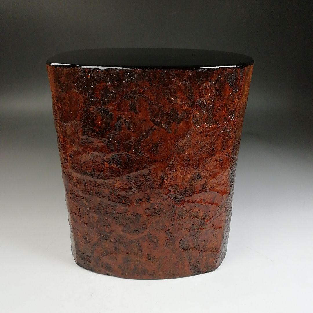 Ｗ１９２　水指　『輪島塗　水指』　共箱　茶道具