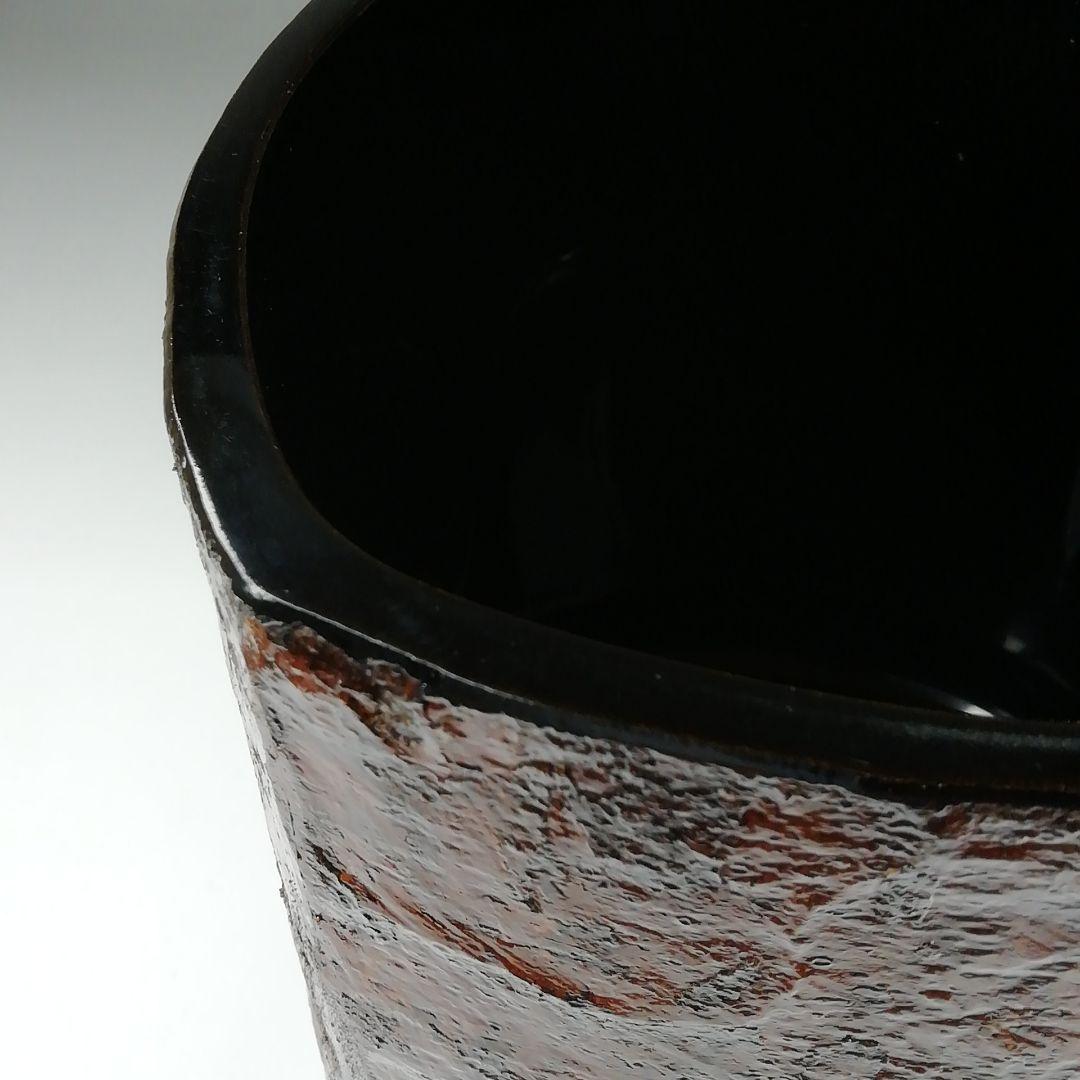 Ｗ１９２　水指　『輪島塗　水指』　共箱　茶道具