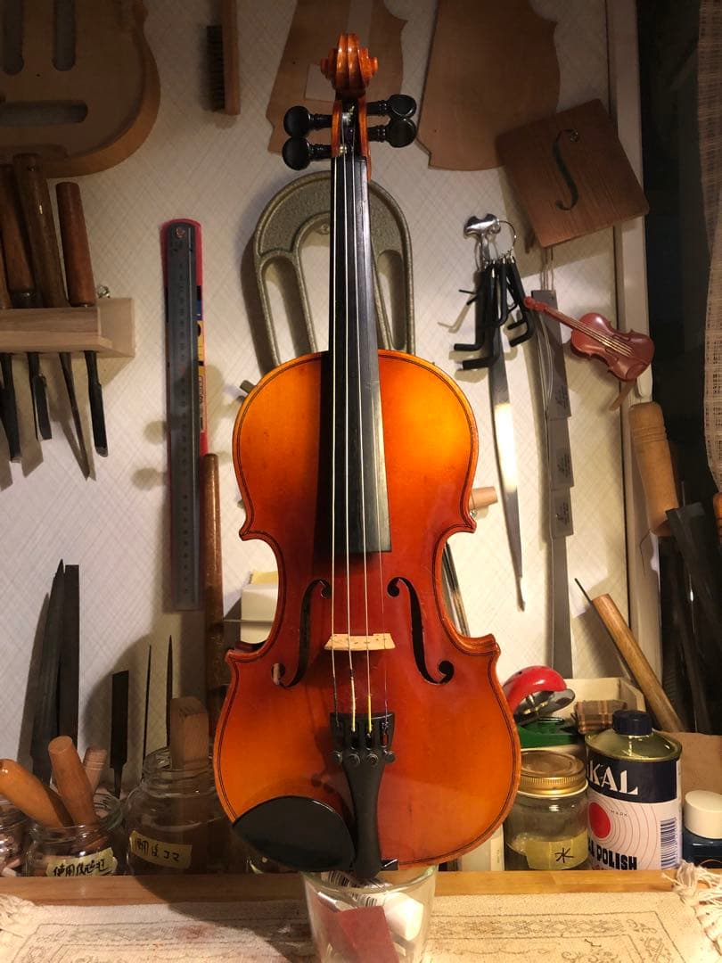 【駒&魂柱調整済】Suzuki分数バイオリンNo280 1/8 1991